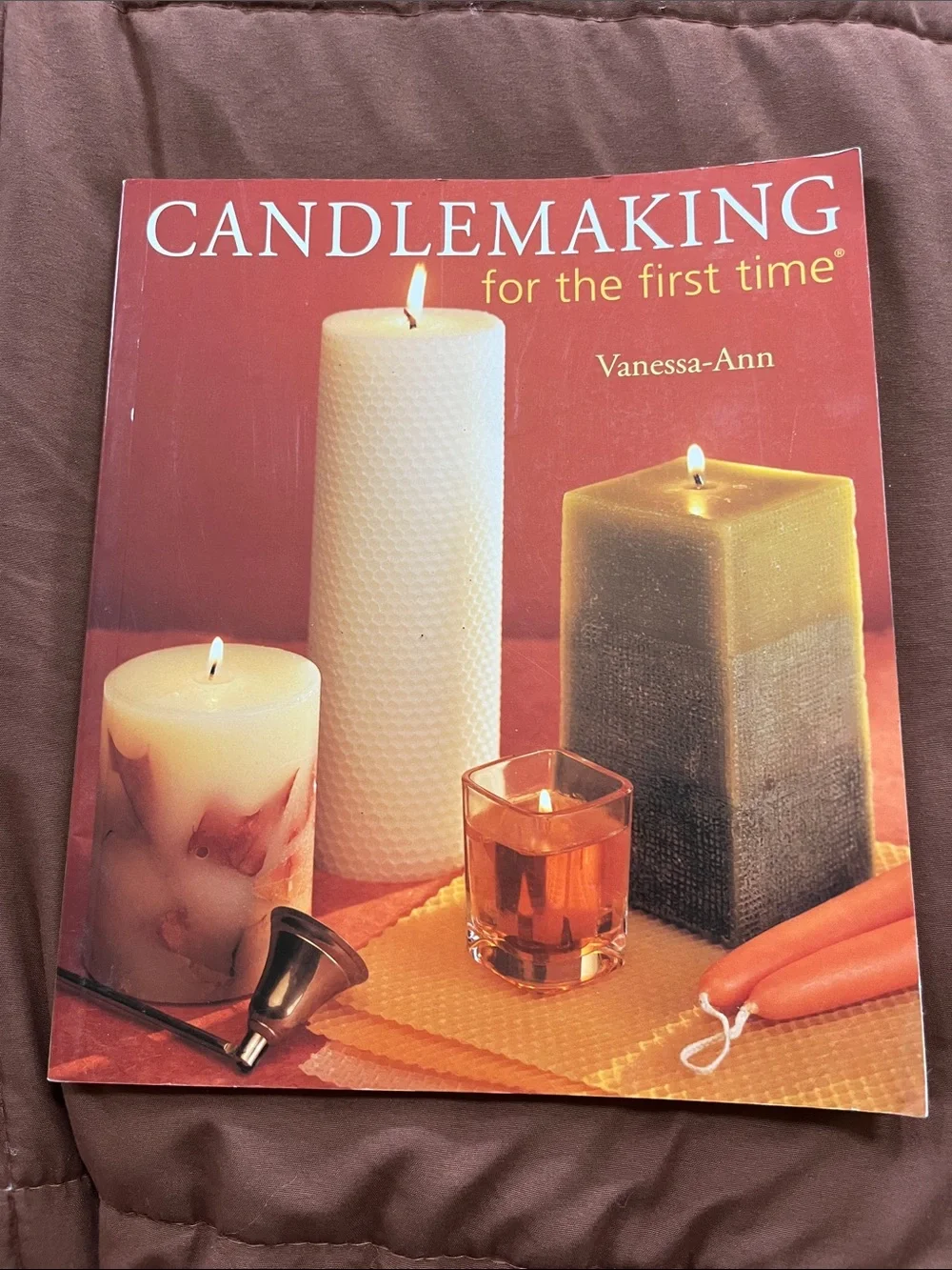 Candlemaking for the First Time - Red Cover